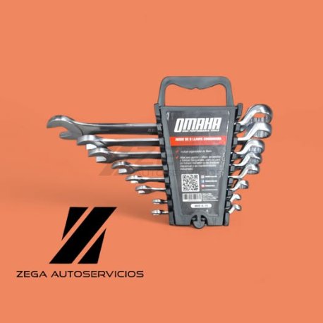 OMAHA juego de llaves combinadas de 5,5 a 19mm x 8piezas