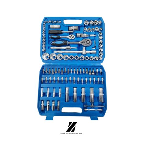 SEIS CAJA TUBOS Y PUNTAS NEW TOOLS 108PCS AF4618