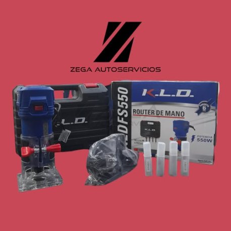 KLD router fresador de mano 550w.