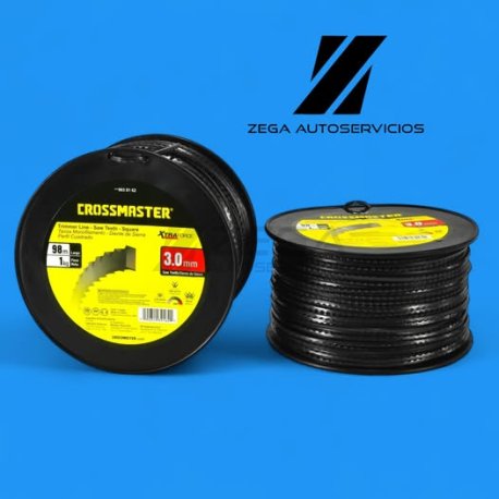 CROSSMASTER tanza para bordeadora/desmalezadora. 2MM X METRO