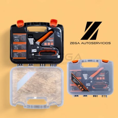 HAMILTON engrampadora clavados 3 en 1 con grampas.