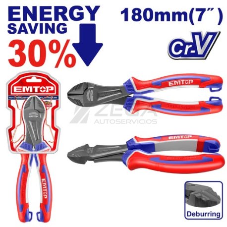 EMTOP ALICATE TIPO SUECO 180MM INDUSTRIAL