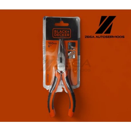 BLACK + DECKER pinza punta redonda 6"