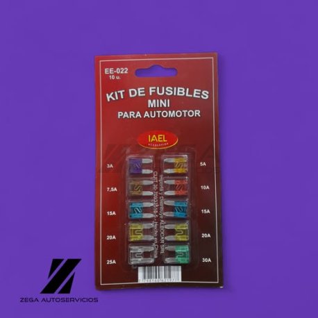 IAEL kit x10u de mini fusibles.