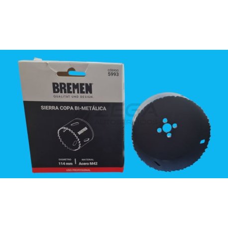 BREMEN SIERRA COPA BI-METALICA 114MM