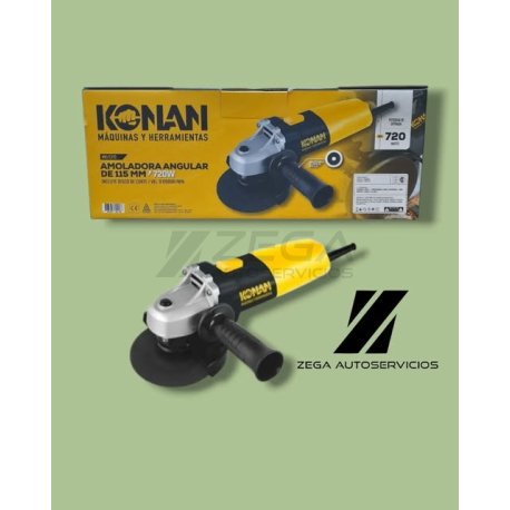 KONAN, Amoladora angular de 115mm.  720W - 220V.