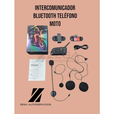 Intercomunicador Bluetooth teléfono Moto