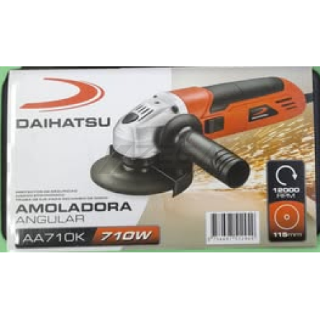DAIHATSU amoladora angular Maletin kit 710w