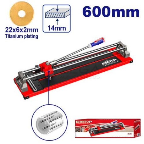 EMTOP CORTADORA DE CERAMICA 600MM CORTE 14MM