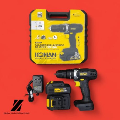 KONAN taladro inalambrico de 10mm 12v 1.5ah
