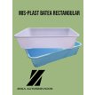 Batea rectangular colores