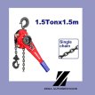 EMTOP  Aparejo De Cadena A Palanca 1,5Tn A 1,5Mt